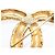 Spilla in metallo Gold CC Auth am8932V di CHANEL COCO Mark Lava Fringe D'oro - vista 9