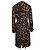 Autre Marque Trench coat de estampado de leopardo de Diane Von Furstenberg Castaño - vista 3