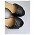 Chanel scarpe nere trapuntate con logo CC Nero - vista 10