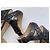 Chanel scarpe nere trapuntate con logo CC Nero - vista 2