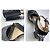 Chanel scarpe nere trapuntate con logo CC Nero - vista 7
