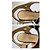 Chanel scarpe nere trapuntate con logo CC Nero - vista 9