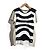 T-Shirt Bianco e Nero HERMÈS