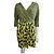 Diane Von Furstenberg DvF Seidenkleid Nollie in Gelb und Marineblau