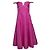 Autre Marque Rosa strukturierte Midi-Kleid von Self-Portrait mit Diamanten Pink