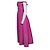 Autre Marque Rosa strukturierte Midi-Kleid von Self-Portrait mit Diamanten Pink - Ansicht 2