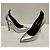 Décolleté Thorn Saint Laurent in pelle argento - vista 4