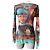Jean Paul Gaultier Top de Malla Colección Egipcia Multicolor