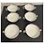 Autre Marque Bernardaud Vercors white porcelain bowls with platinum edge - view 2