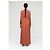 Autre Marque Vestido Maxi Aida Cuello Alto Marrón Castaño - vista 2
