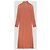 Autre Marque Vestido Maxi Aida Cuello Alto Marrón Castaño - vista 4