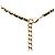 Collana Pendente Specchio Cuore Chanel Coco Mark Nero D'oro - vista 3