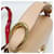 Chloé Mini Borsa in Pelle C Rosso Beige - vista 10