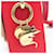Chloé Mini Borsa in Pelle C Rosso Beige - vista 9