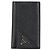 Llave de cuero Saffiano negro con logo de Prada