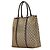 Borsa Tote Gucci GG Supreme Marrone Beige - vista 2