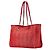 Borsa Tote MM Deauville Coco Mark con catena Chanel Rosso - vista 2