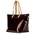 Louis Vuitton Monogram Vernis Bellevue GM Tote Bag Bordeaux Lila - Ansicht 2