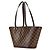 Borsa Tote Manosque PM Damier Louis Vuitton Marrone - vista 2