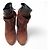 Hermès HERMES STIEFELETTEN GRÖSSE 39 AUS BIKOLOREM LEDER UND Wildleder BEUTEL STIEFELETTEN - Ansicht 8