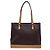 Céline Celine Vintage Stoff Tote Bag Macadam Braun
