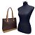 Céline Celine Vintage Stoff Tote Bag Macadam Braun - Ansicht 2