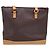 Céline Celine Vintage Stoff Tote Bag Macadam Braun - Ansicht 3