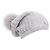Moncler grey fur pom pom beanie