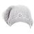 Moncler grey fur pom pom beanie - view 3