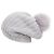 Moncler grey fur pom pom beanie - view 6