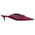 Balenciaga burgundy satin bow mules Red Dark red  ref.2498321