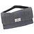 Mademoiselle Chanel blaue gesteppte Schokoladenriegel-Clutch - Ansicht 2