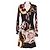Roberto Cavalli Kleid mit Blumenmuster aus Jersey Größe M Mehrfarben