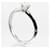 Anello solitario Tiffany Setting in platino con diamante RBC di Tiffany & Co. Argento  - vista 2
