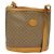 Gucci Borsa a Spalla Micro GG Supreme PVC Beige Oro 001 14 0934 Auth 140786 D'oro