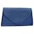 LOUIS VUITTON Clutch Art Déco Epi Azul M52635 LV Auth BA5485 Couro  ref.2498938