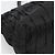 Borsa Tote PRADA in nylon nero argento Auth ep10543 - vista 14