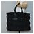 Borsa Tote PRADA in nylon nero argento Auth ep10543 - vista 22