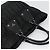 Borsa Tote PRADA in nylon nero argento Auth ep10543 - vista 6