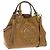 Borsa a Mano GUCCI Soho Smalto 2 vie Beige Oro 336751 Auth ki5942 D'oro