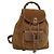 Bamboo Zaino in Bambù GUCCI Camoscio Marrone Oro 003 58 0030 Auth ep10582 D'oro