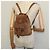 Bamboo Zaino in Bambù GUCCI Camoscio Marrone Oro 003 58 0030 Auth ep10582 D'oro - vista 23