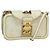 Borsa a Spalla Miu Miu in Pelle Bianca e Oro Auth 140643 Bianco D'oro