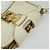 Borsa a Spalla Miu Miu in Pelle Bianca e Oro Auth 140643 Bianco D'oro - vista 6