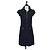 LOUIS VUITTON Camicia One Piece Denim Blu Navy LV Auth 137475M