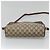 Borsa Sherry Line GG Supreme Web di GUCCI in PVC Beige e Oro 001 56 6472 Auth ep10466 D'oro - vista 5