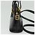 Bolso FENDI de piel charol 2way Negro Oro Auth ti3390 Dorado - vista 3
