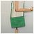 Céline Borsa a Spalla CELINE Trio in Pelle Verde Oro Auth BA5510 D'oro - vista 23