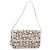 Pochette Accessorio Salvatore Ferragamo PVC Beige Argento Auth BA5509