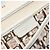 Pochette Accessorio Salvatore Ferragamo PVC Beige Argento Auth BA5509 - vista 12